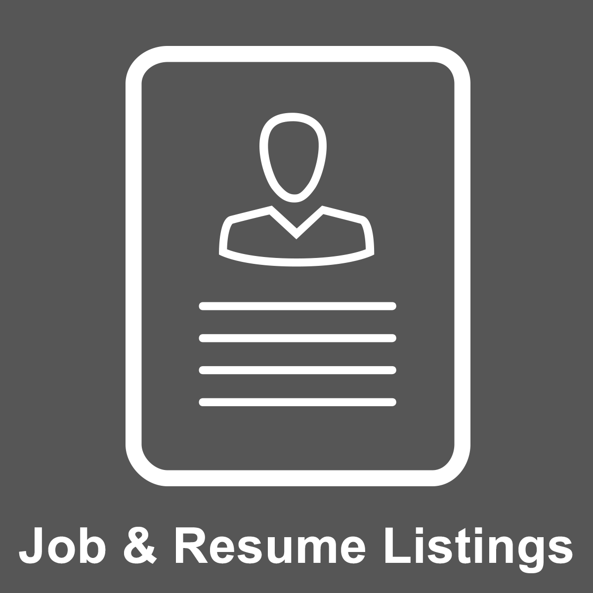 Resume & Job Listings